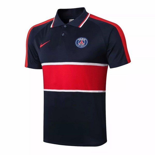 Polo Paris Saint Germain 2020-2021 Negro Rojo Blanco